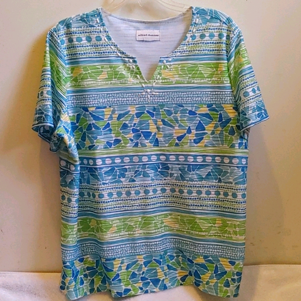Alfred Dunner Women Lined Top With Embelish